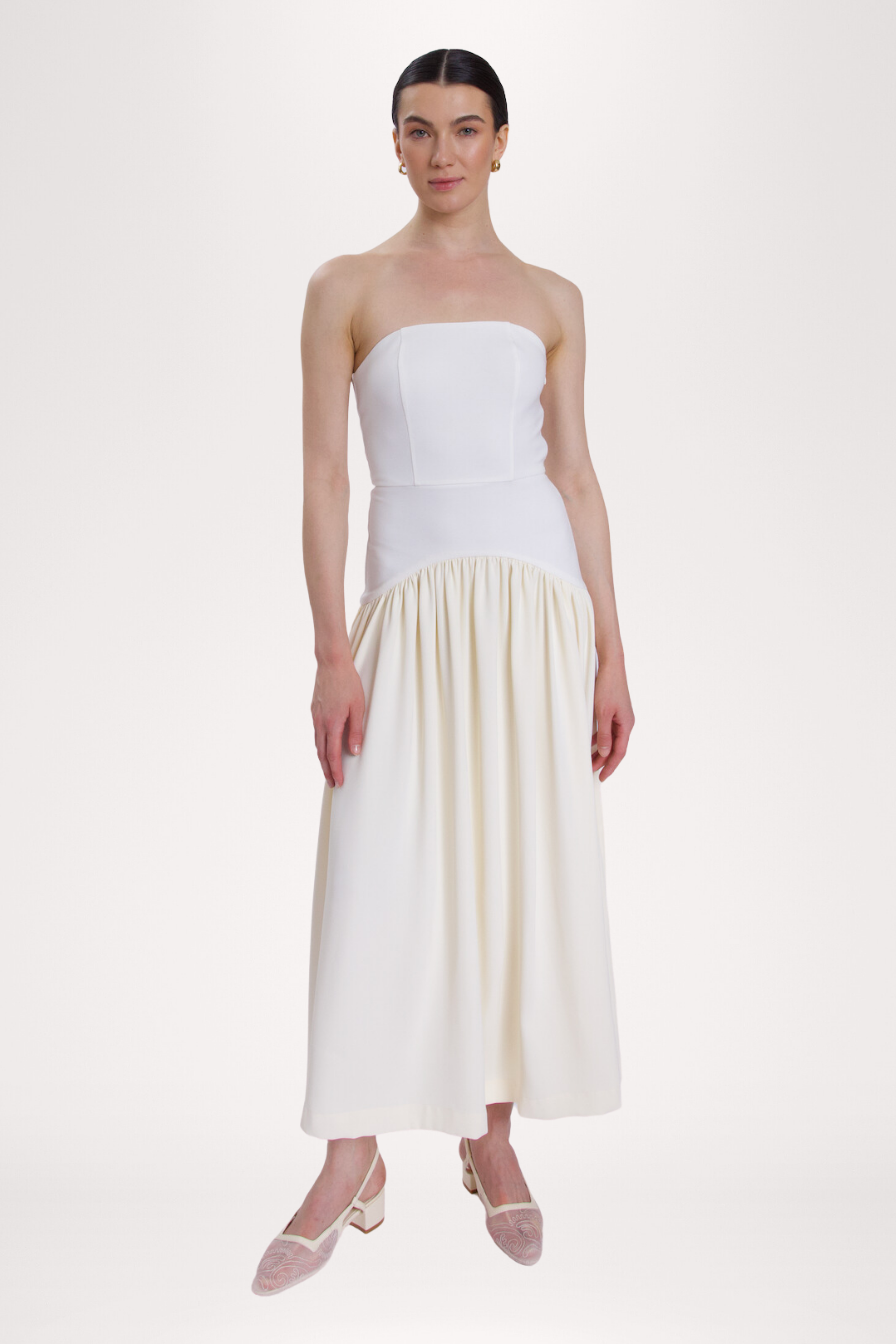 Attina Dress - Ivory