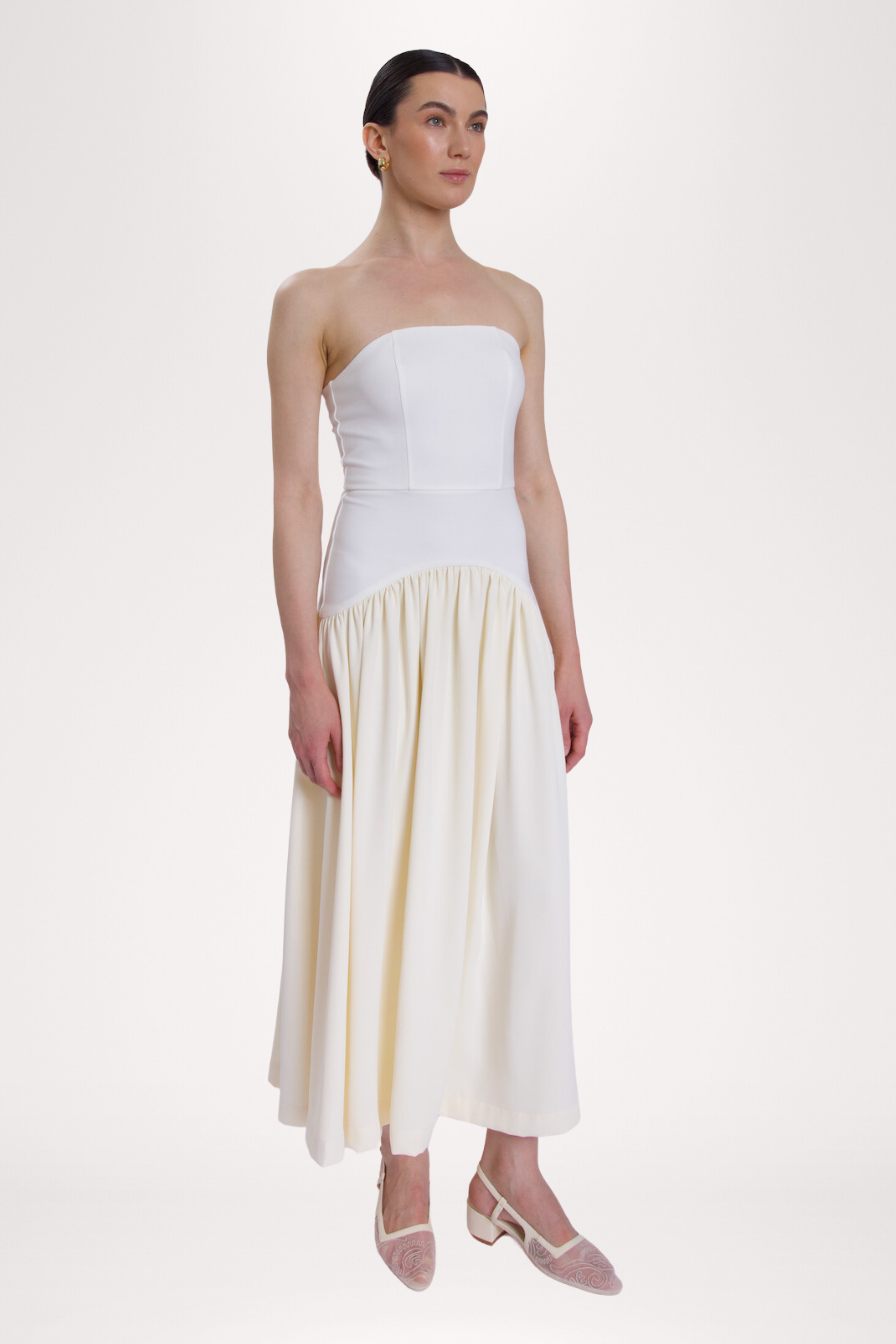 Attina Dress - Ivory
