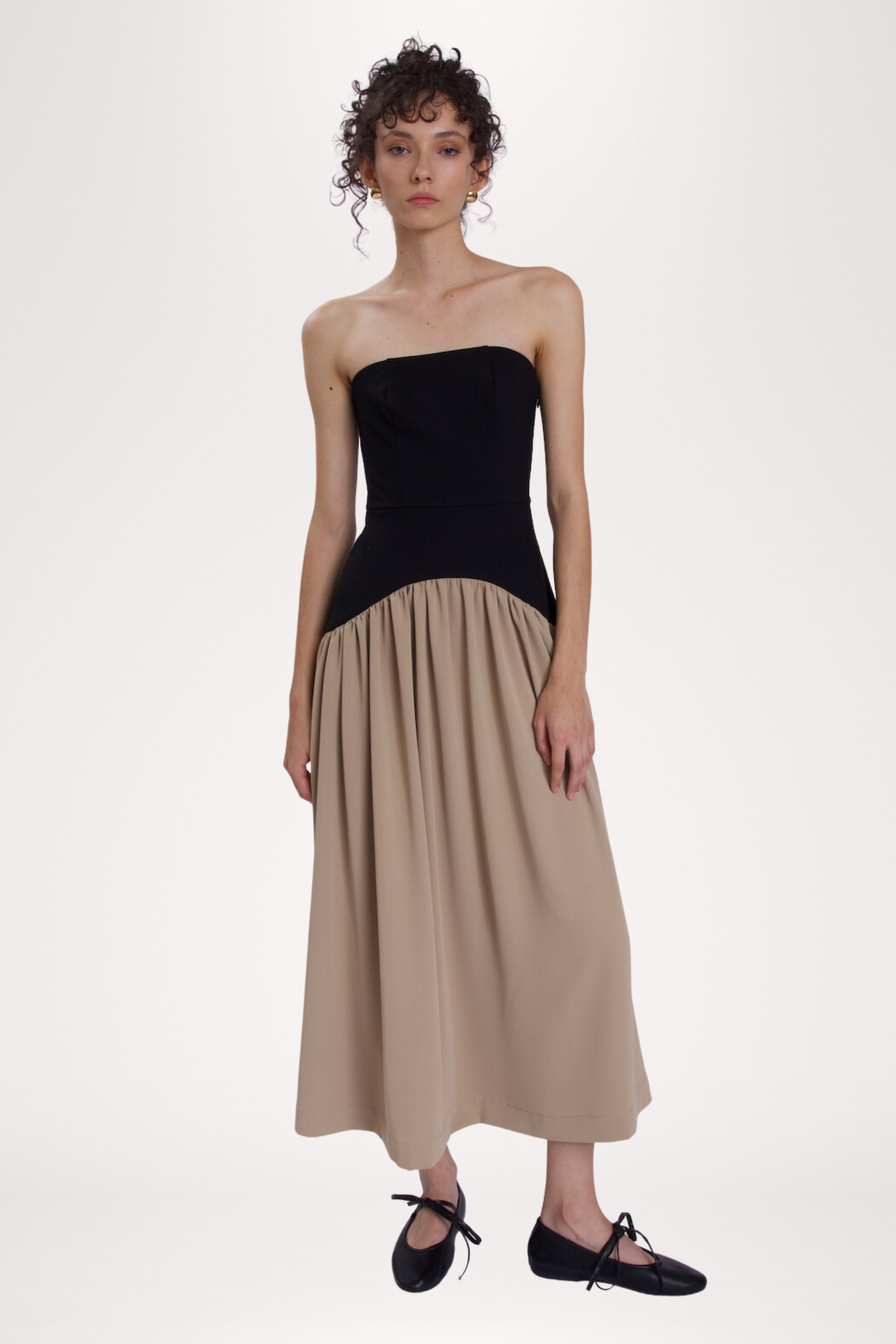 Attina Dress - Sepia