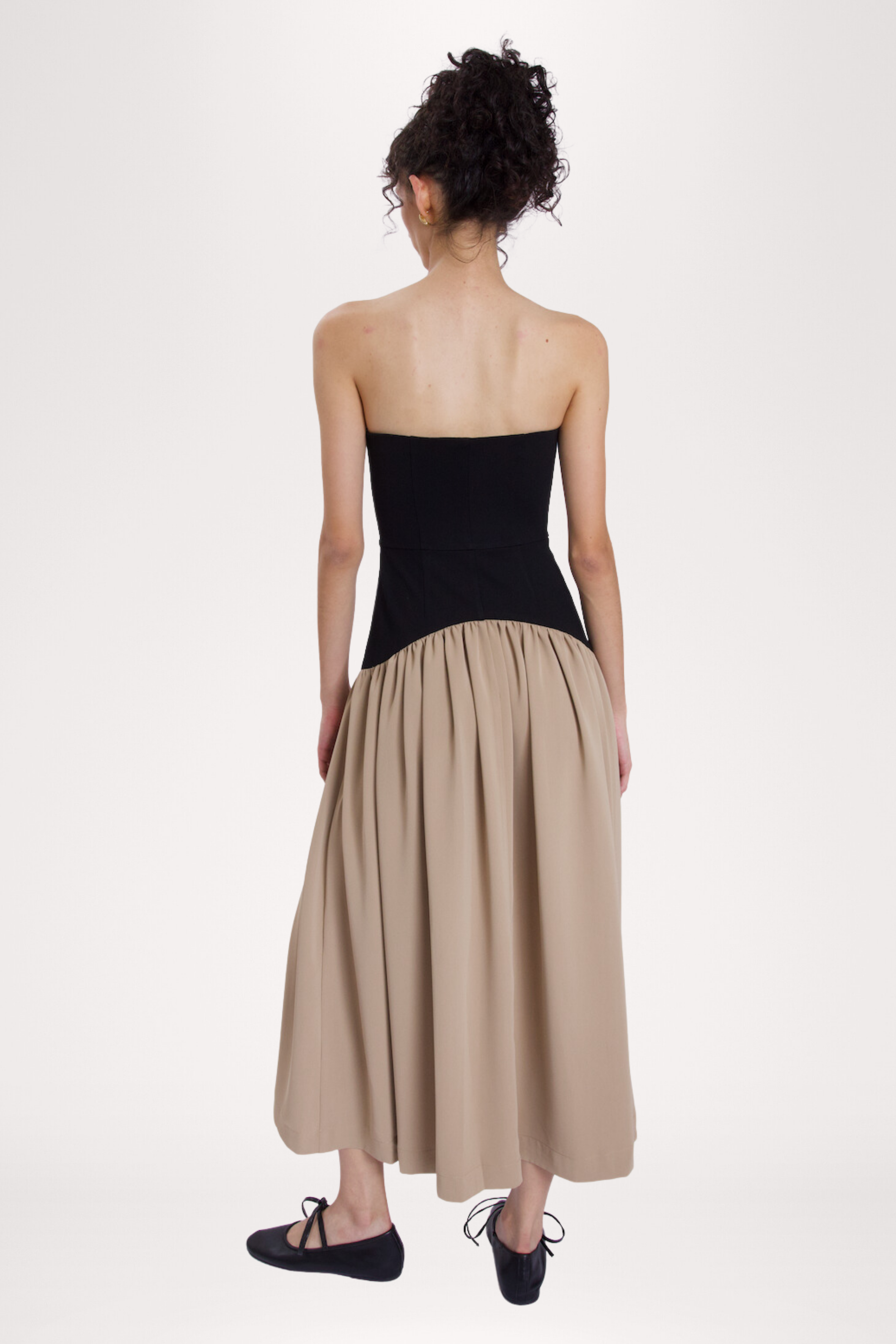 Attina Dress - Sepia